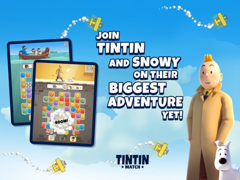 Tintin Match: The Puzzle Gameのおすすめ画像1