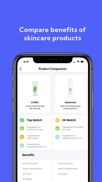SKINS - Skincare Analyzer Screenshot