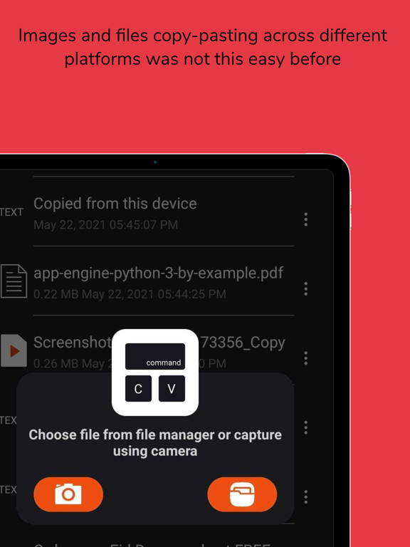 Screenshot #5 pour ClipPaste: Universal Clipboard