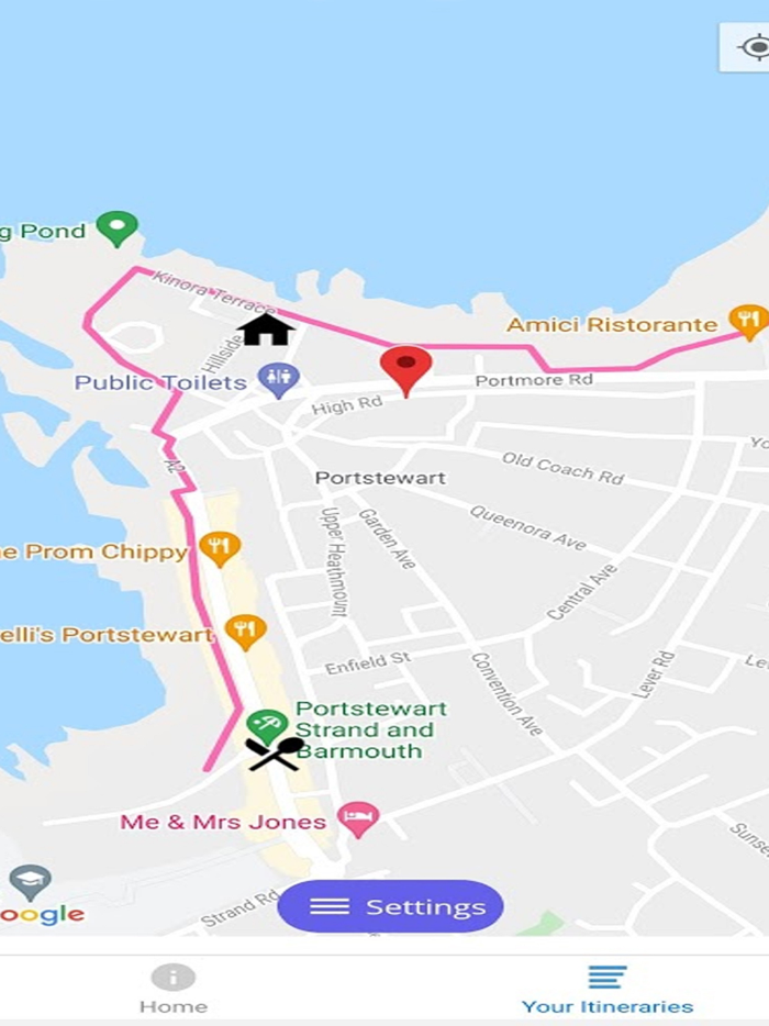 Ireland Walk Hike Bike App