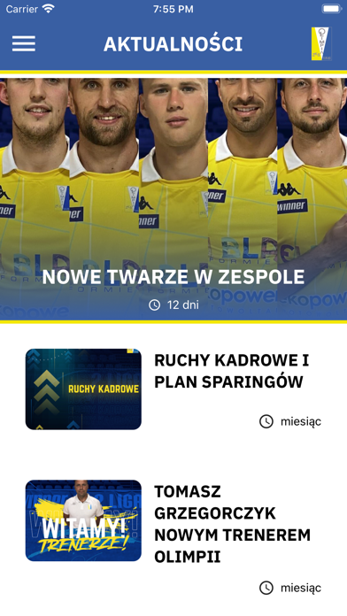 Olimpia Elbląg Screenshot