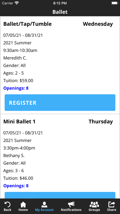 The Dance Network Screenshot