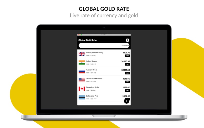 Screenshot #1 pour Global Gold Rate