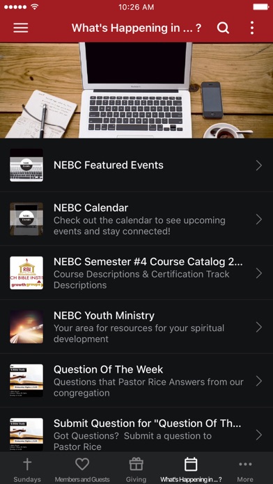 Northeast Bible Church Screenshot