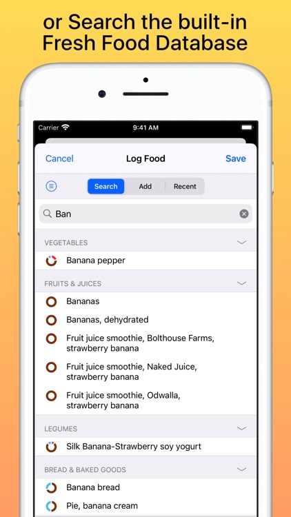 Nutrients & Calories screenshot-4