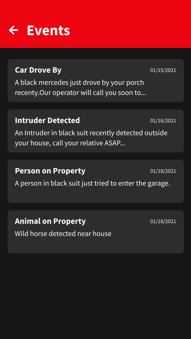 SCP911 Visual Monitoring Screenshot