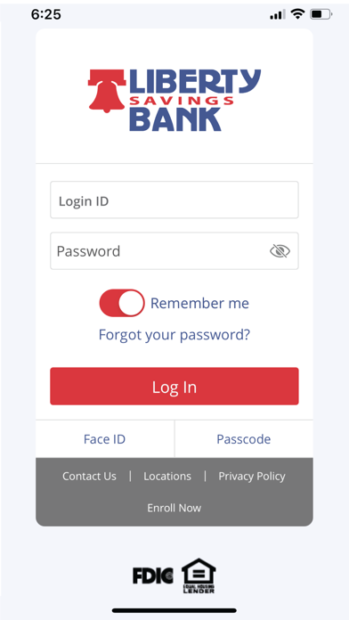 Liberty Savings Bank Screenshot