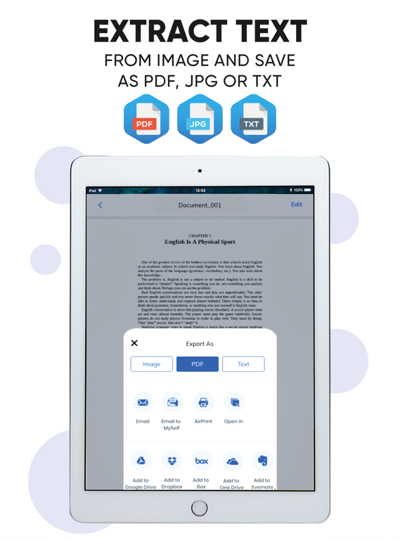 PDF Document Scanner: Scan App iPad screenshot 4 - Productivity app
