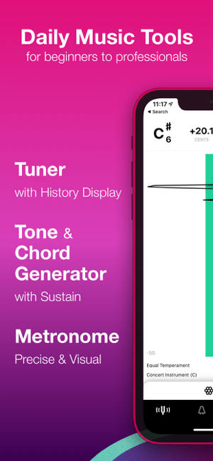 ‎Tunable – Tuner & Metronome Screenshot