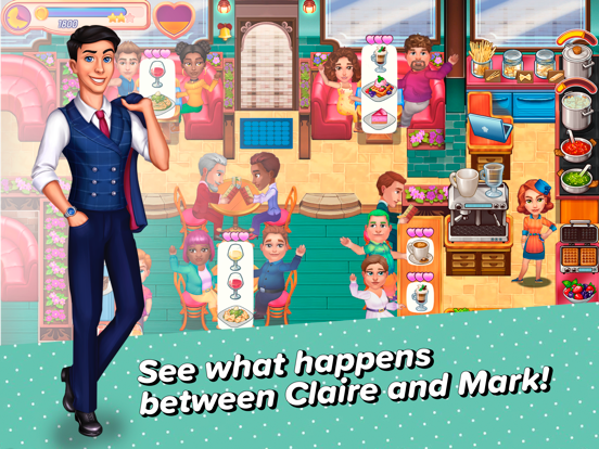 Claire’s Café: Tasty Cuisine iPad screenshot 5 - Games app