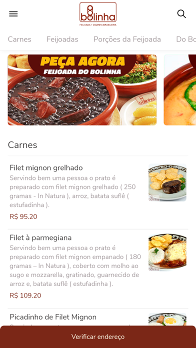Bolinha Restaurante Screenshot