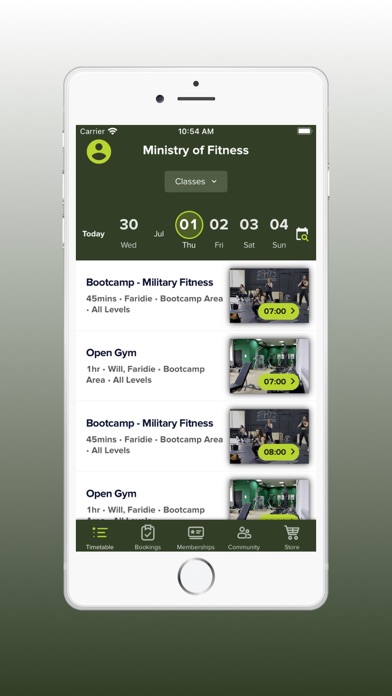 Ministry of Fitness Screenshot