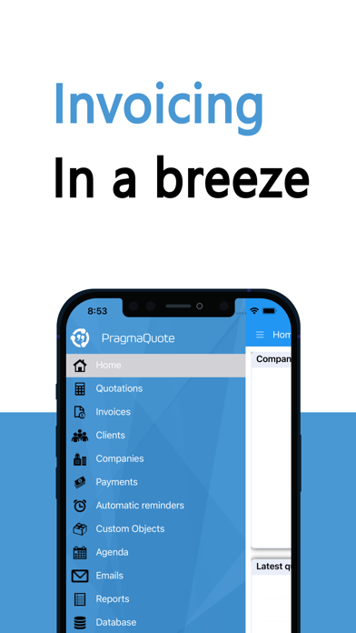 PragmaQuote: Quotes & Invoices Screenshot