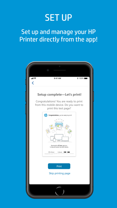 HP Smart Screenshot on iOS