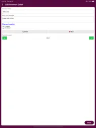 Geofence Event ipad bilder 1