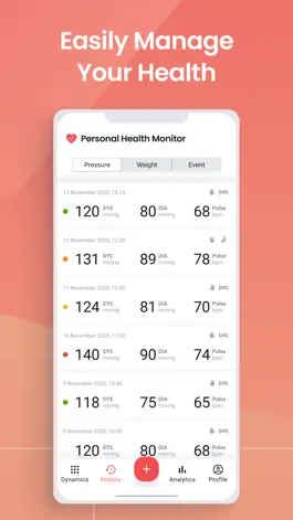 Game screenshot Personal Health Monitor apk