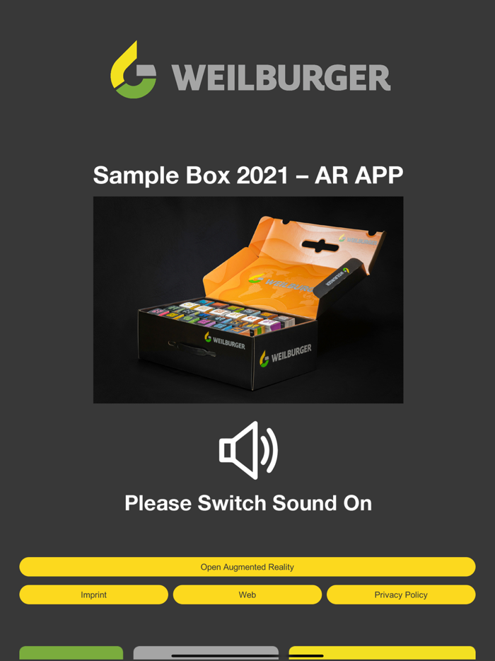 SAMPLE BOX AR APP