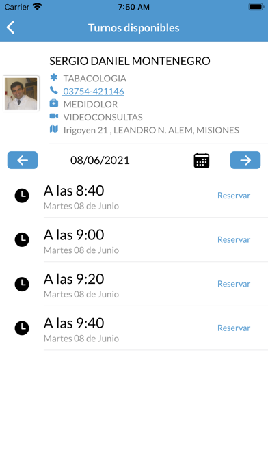 Integrando Pacientes Móvil Screenshot