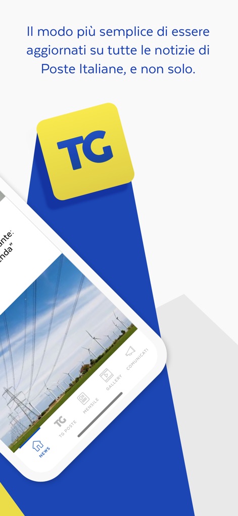 TG Poste - Discover the news feed's visual richness, presenting articles with engaging imagery and a clear 'NEWS' tab highlighting current events.