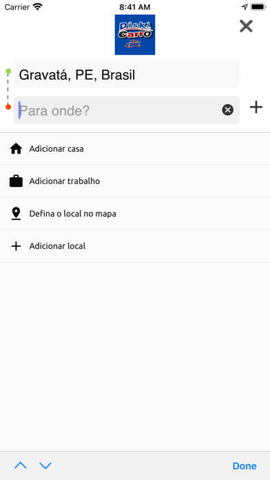 DISK CARRO Passageiro Screenshot