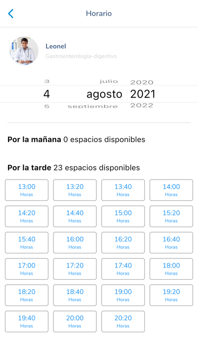 AppDoctors Patient Screenshot