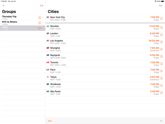 Screenshot #4 pour iTimeZone