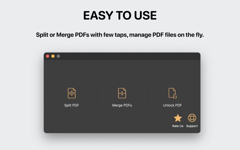 pdfs split & merge iphone screenshot 1