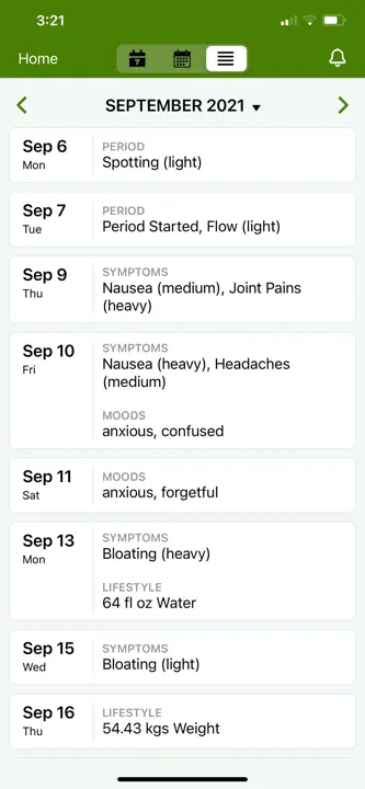 Period Tracker by GP Apps: Screenshot 5 von 10