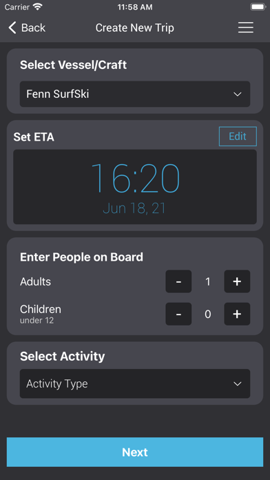 NSRI SafeTrx Screenshot