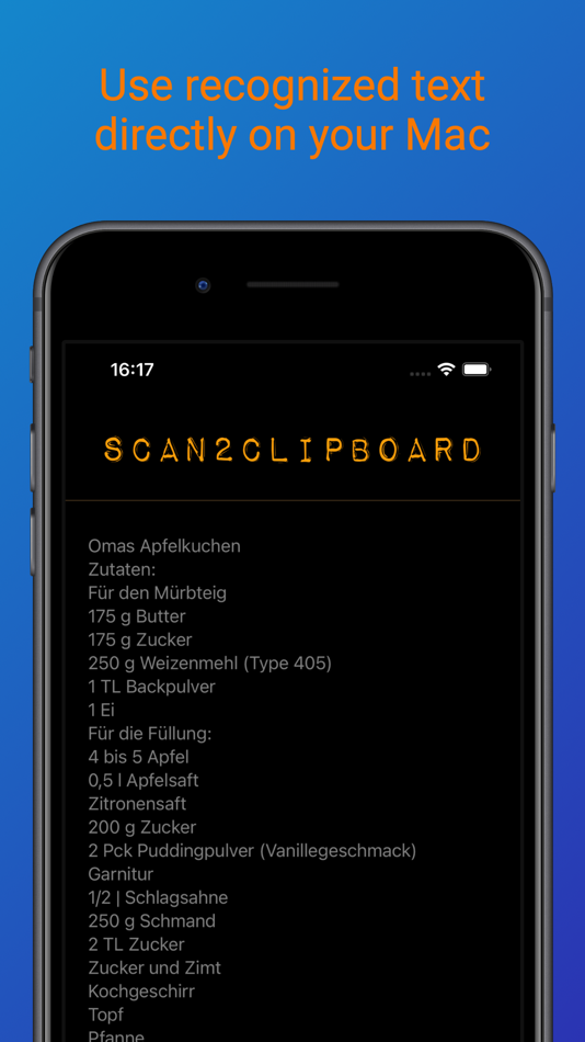 #7. Scan2Clipboard (macOS) Podle: Michael Ecke