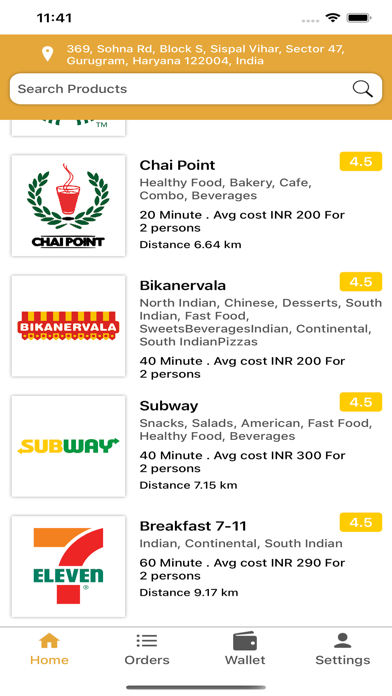 Apporio Food Delivery Screenshot