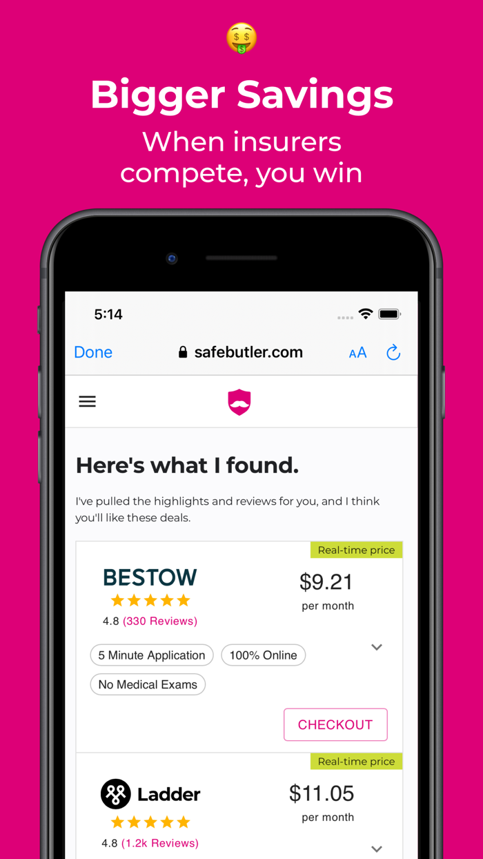 SafeButler - Compare Insurance