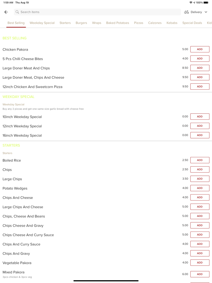 Mannofield pizza and grill.