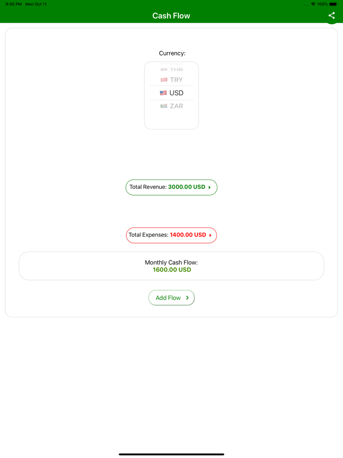 Cash Flow - Simple Finance