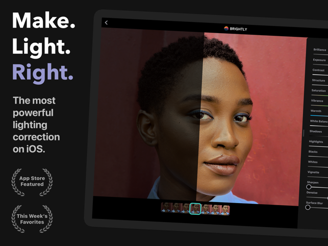 ‎Brightly - Fix Dark Photos Screenshot