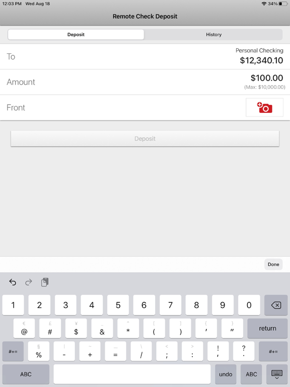 First Security Bank | Mapleton iPad screenshot 5 - Finance app