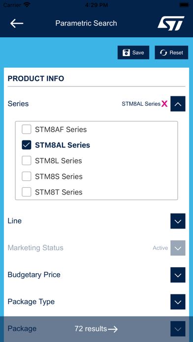 STM8 Finder Screenshot