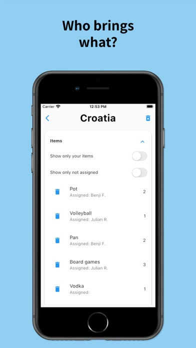 Planer - Events & Vacations Screenshot