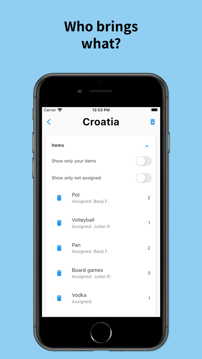 Planer - Events and Vacations