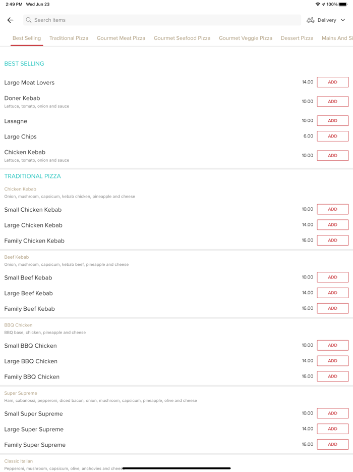 Unico Pizza and Kebab