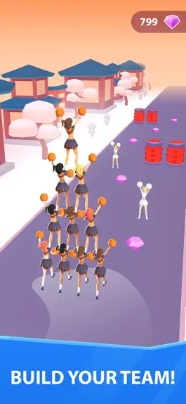 Game screenshot Cheerleader Run 3D apk