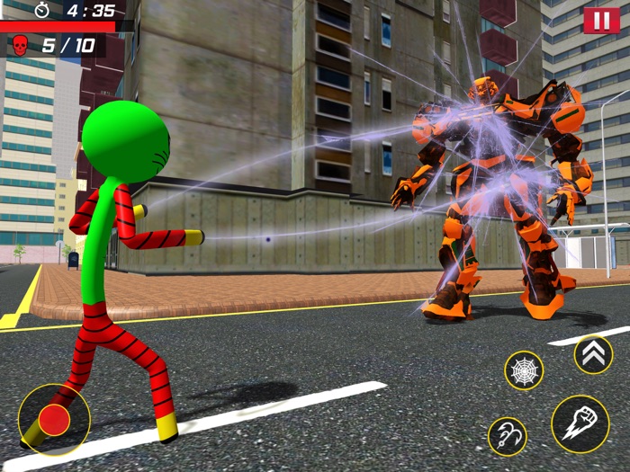 Stickman Super Rope Hero Games