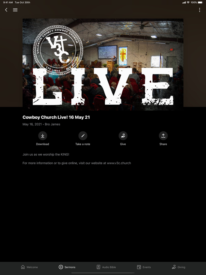 V3C Church App