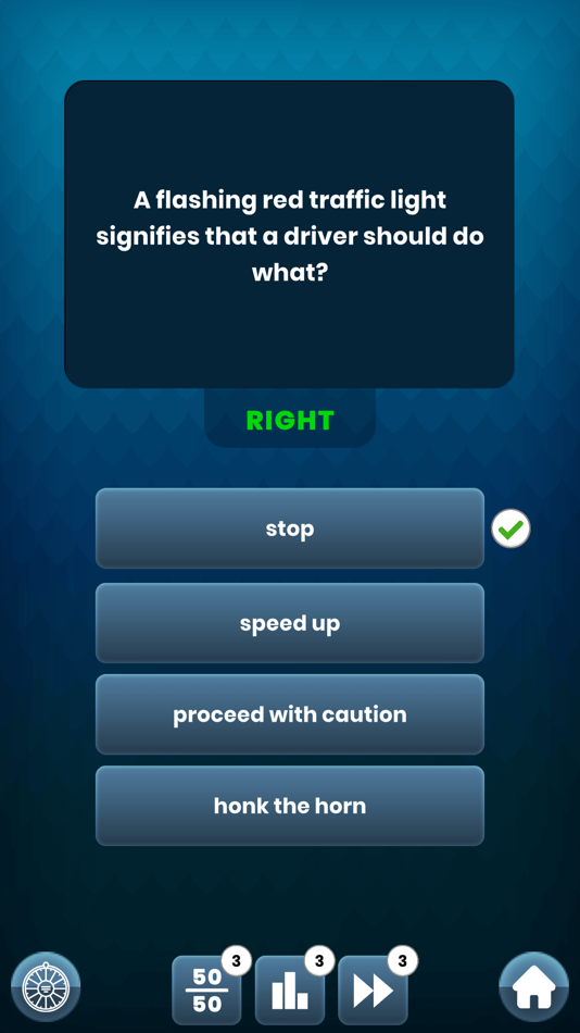 #1. Trivia Quiz Multiple Lifelines (iOS) Podle: Nikunj Kavathiya