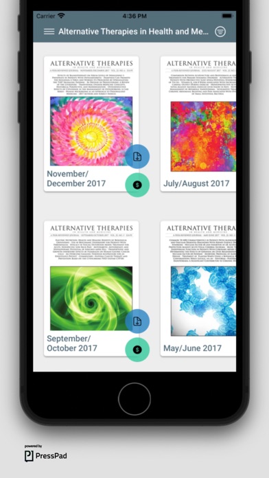 Screenshot #1 pour Alternative Therapies app