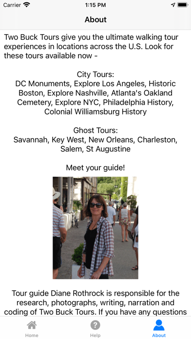 Philadelphia History Tour Screenshot