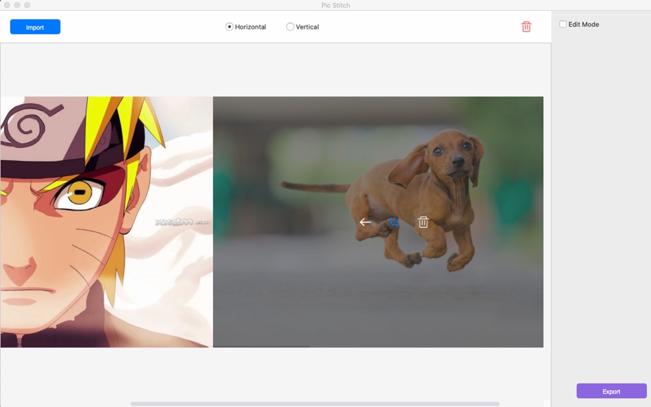 #1. Pic Stitch - merge pictures (macOS) 由: 意 田