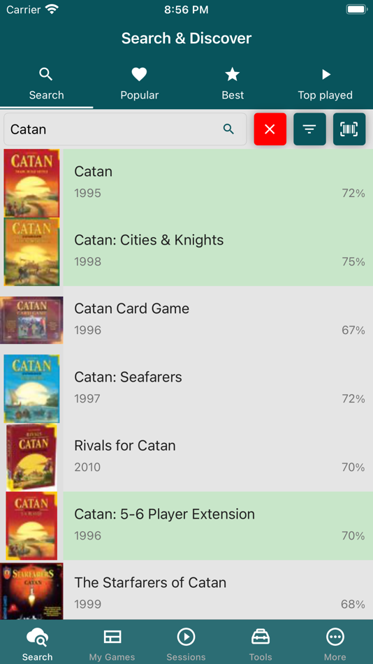 #2. My Board Game Collection (iOS) 来自: Tommy Uytterhaegen
