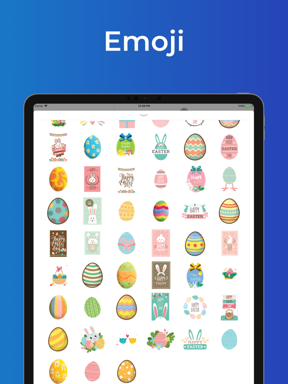 Screenshot #5 pour Happy Easter - stickers emoji