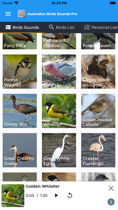 Australian Birds Sounds Pro Screenshot